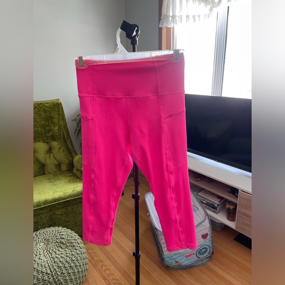 Hot Pink Zyia Leggings - Picture 1 of 3